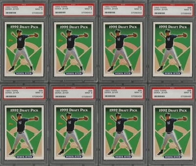 1993 Topps #98 Derek Jeter Rookie Cards Collection (300)